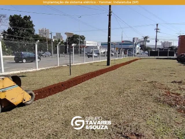 Serviços de valas para fibra óptica e eletrodutos