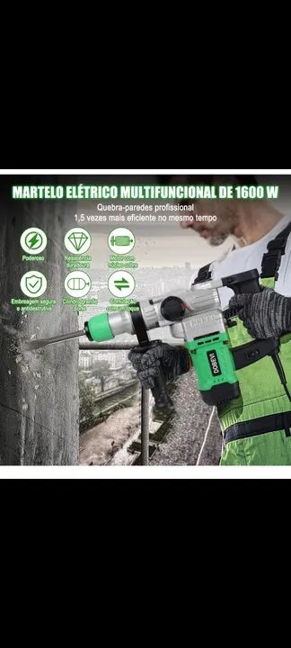 Martelo Perfurador 1000W - Novo! - Foto 3