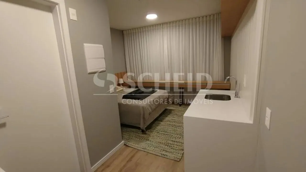 Studio mobiliado para locação no Alto da Boa Vista