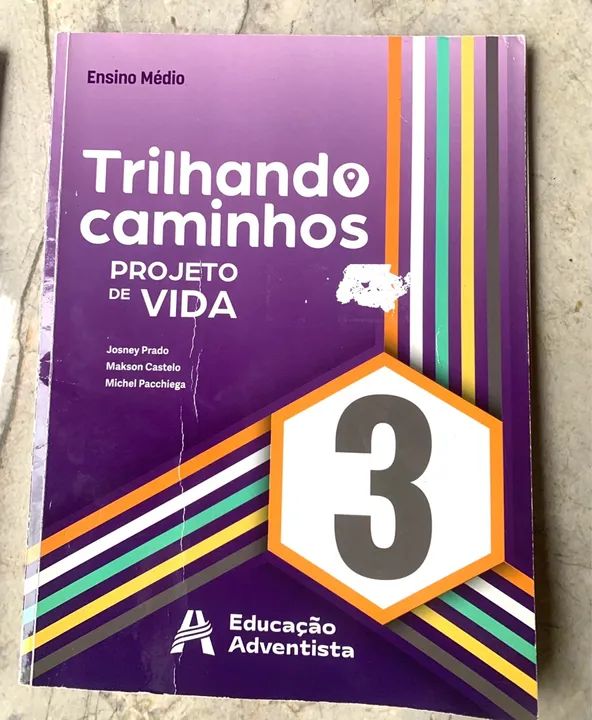 Livro Trilhando Caminhos - Projeto de Vida 3º Ano - Ensino Médio Adventista 