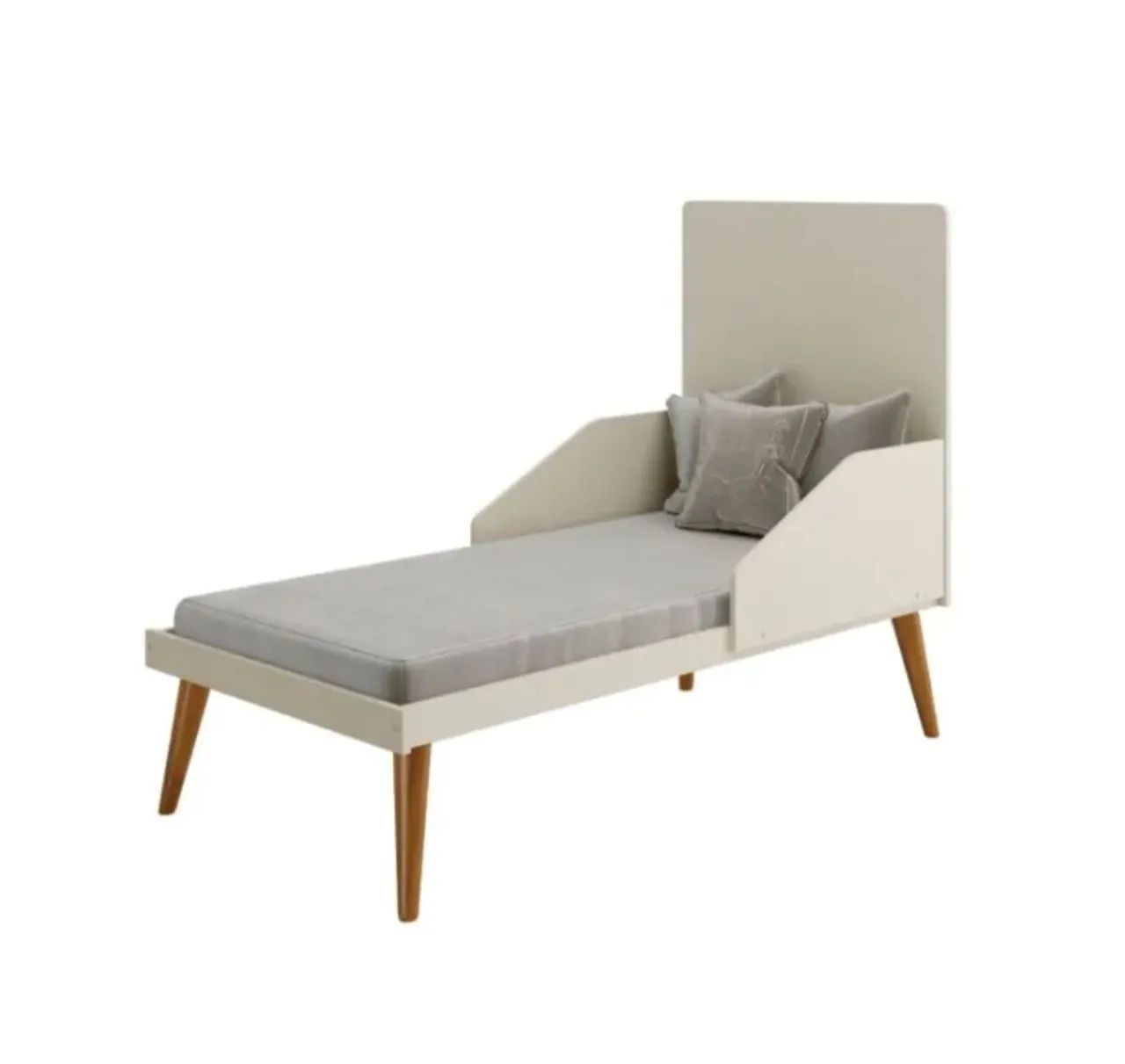 Berço / mini cama branco com mosquiteiro - Foto 5