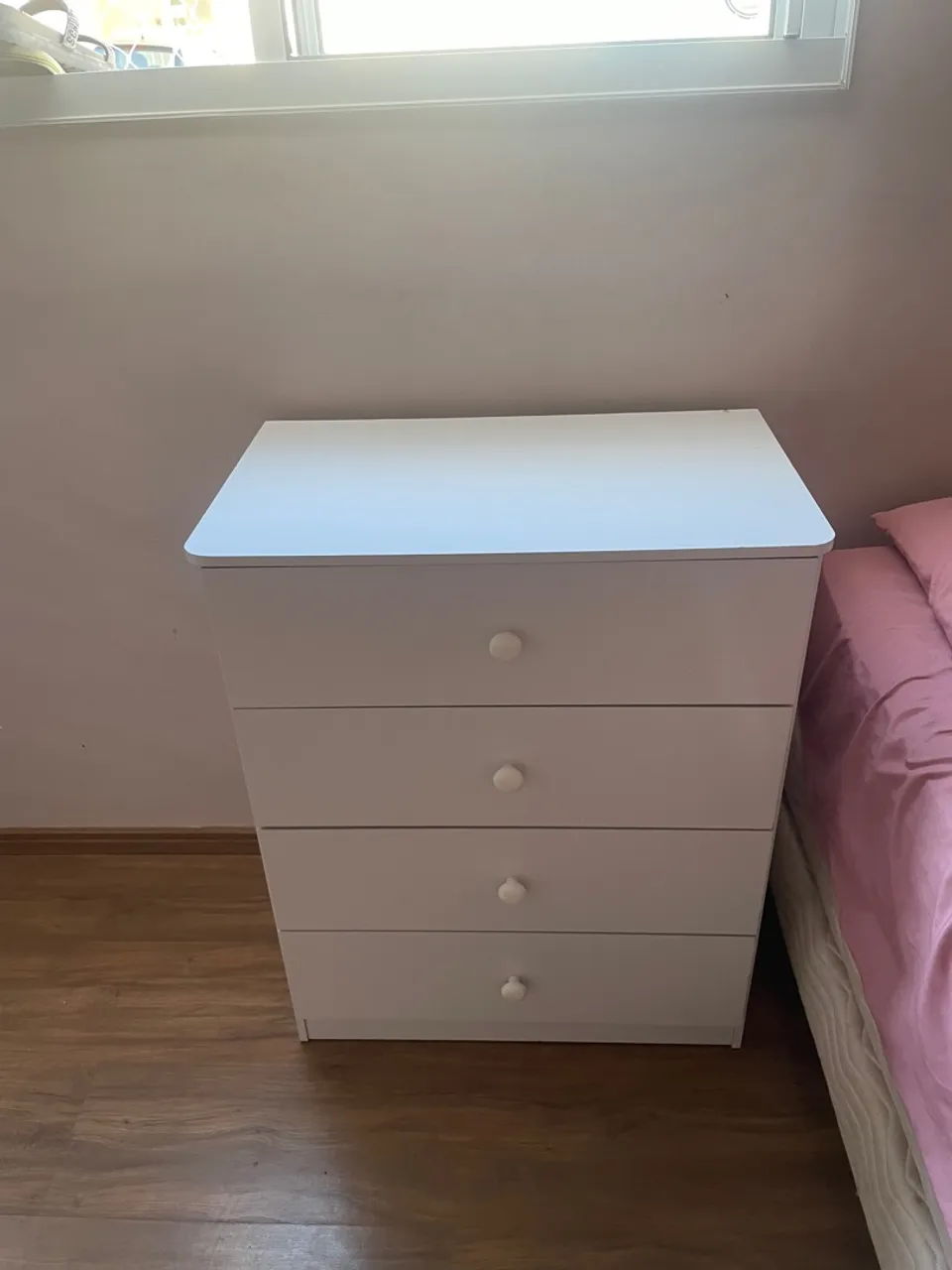 Cômoda 4 Gavetas Branca