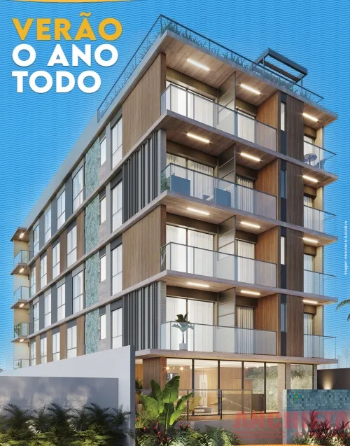 Vendo flats a poucos metros da praia de Intermares