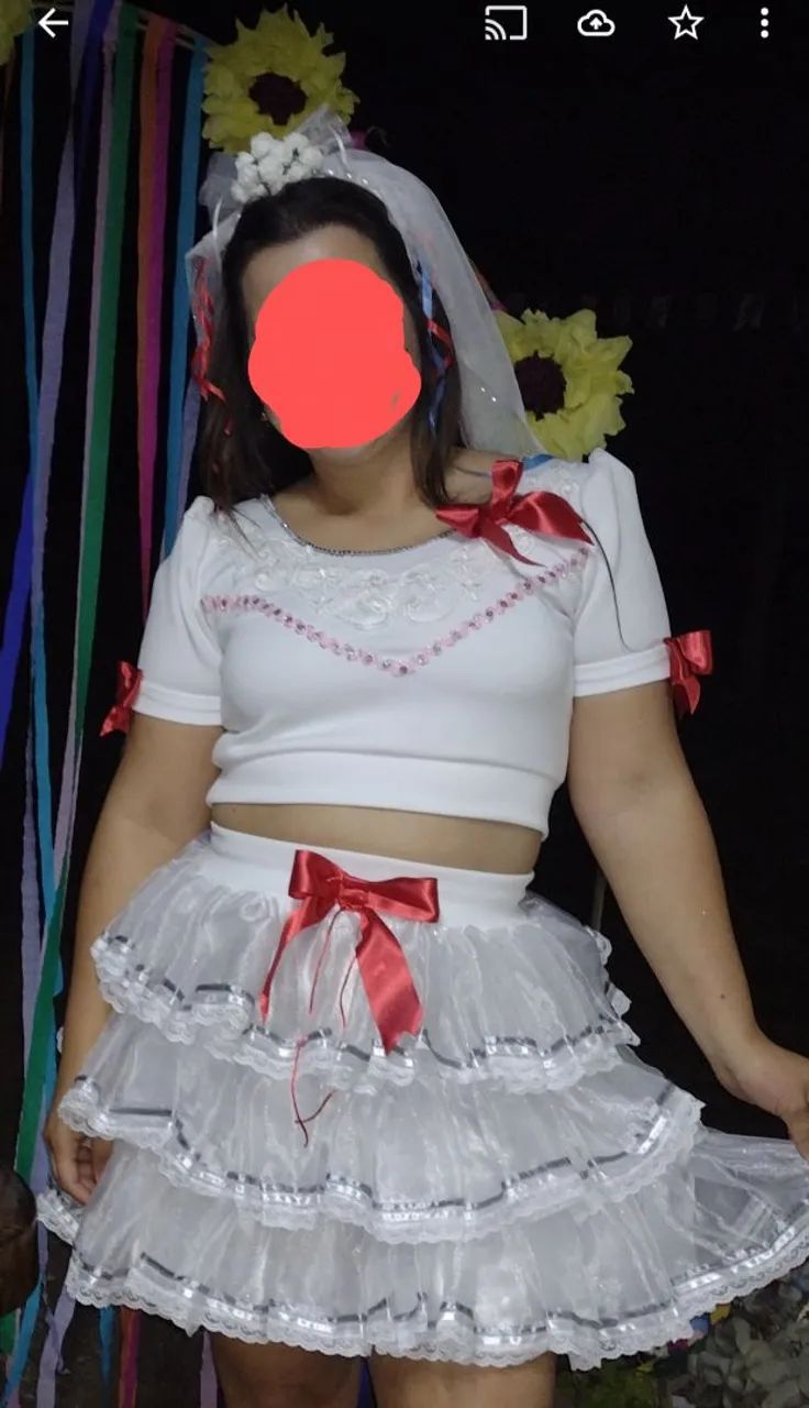 Vestido festa junina (Noivinha) 