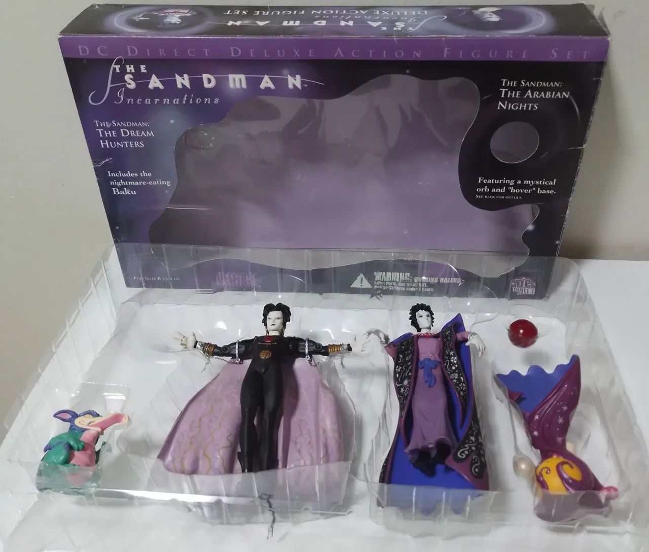 BONECO DC DIRECT DELUXE THE SANDMAN COM DEFEITO  - Foto 3