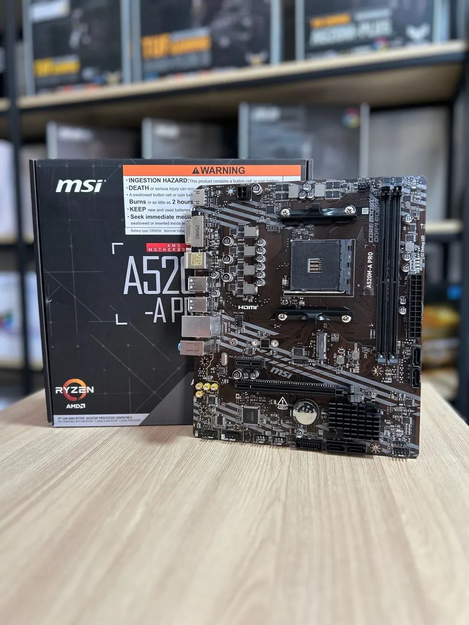 Placa Mãe MSI A520M-A PRO Chipset A520, AMD AM4, mATX, DDR4 - Foto 3