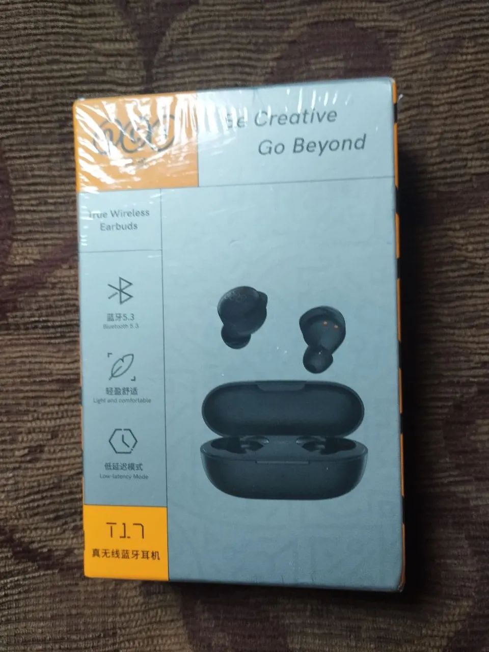 Fone QCY T17 7hs de bateria excelente som cancelamento de ruído novo zero lacrado  - Foto 3