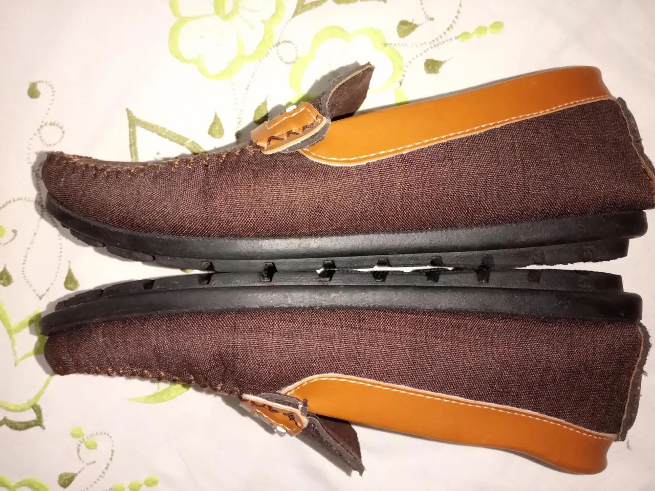 Par de Sapatos Marrom - Foto 3