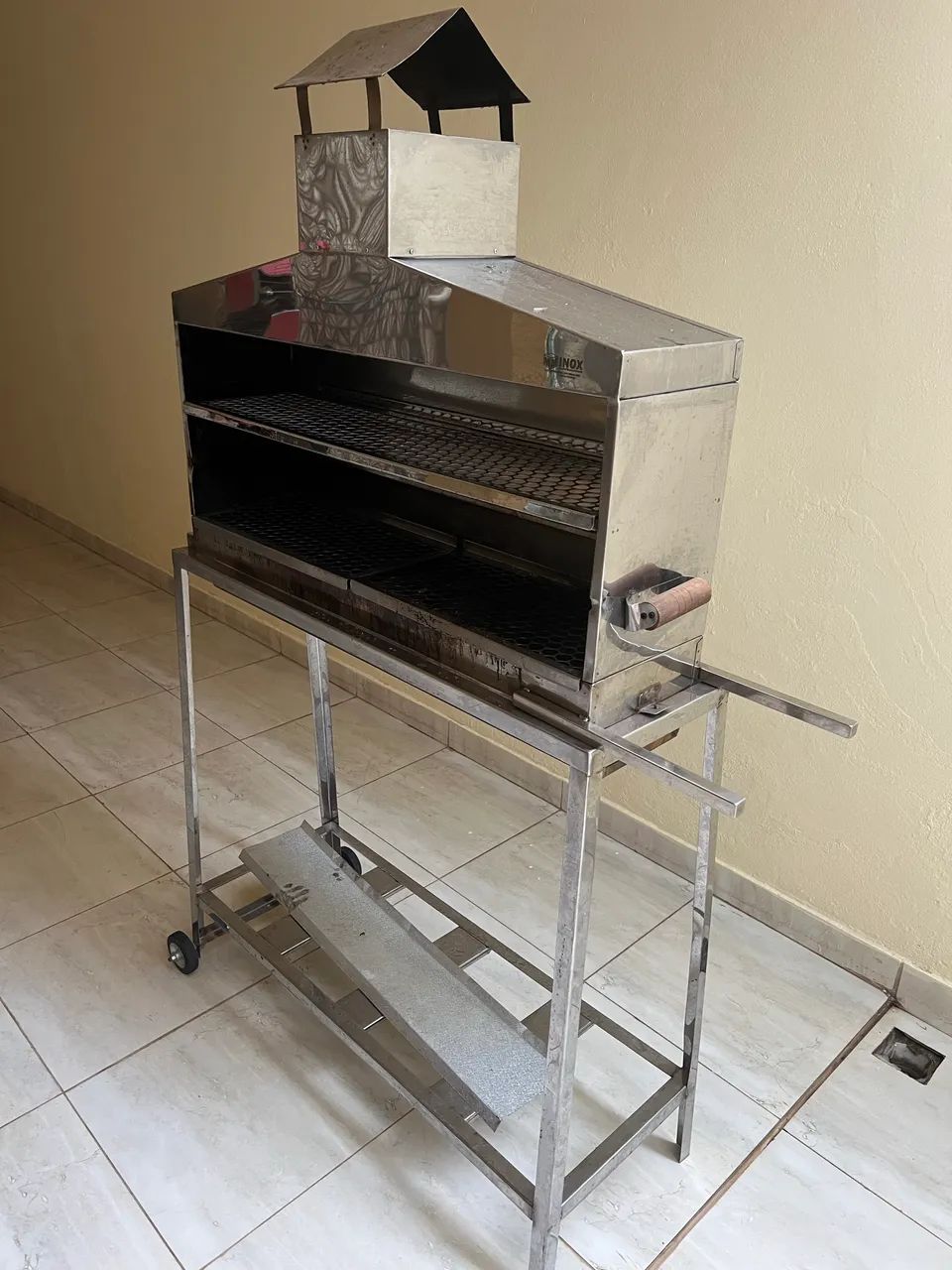 Churrasqueira de churrasquinho inox 