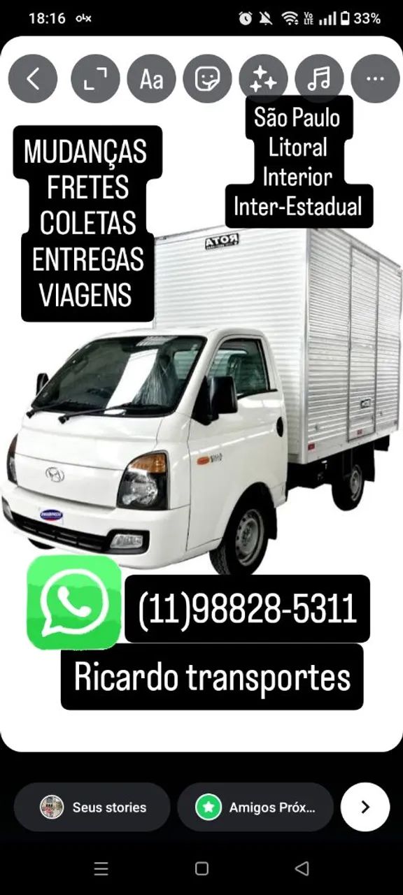 Fretes, Mudanças e Entregas - São Paulo e Região