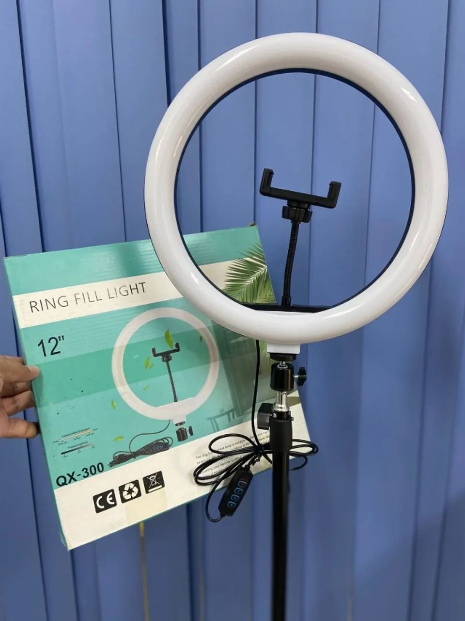 Ring LIght led 12 polegadas 30cm tripé vai até 2m