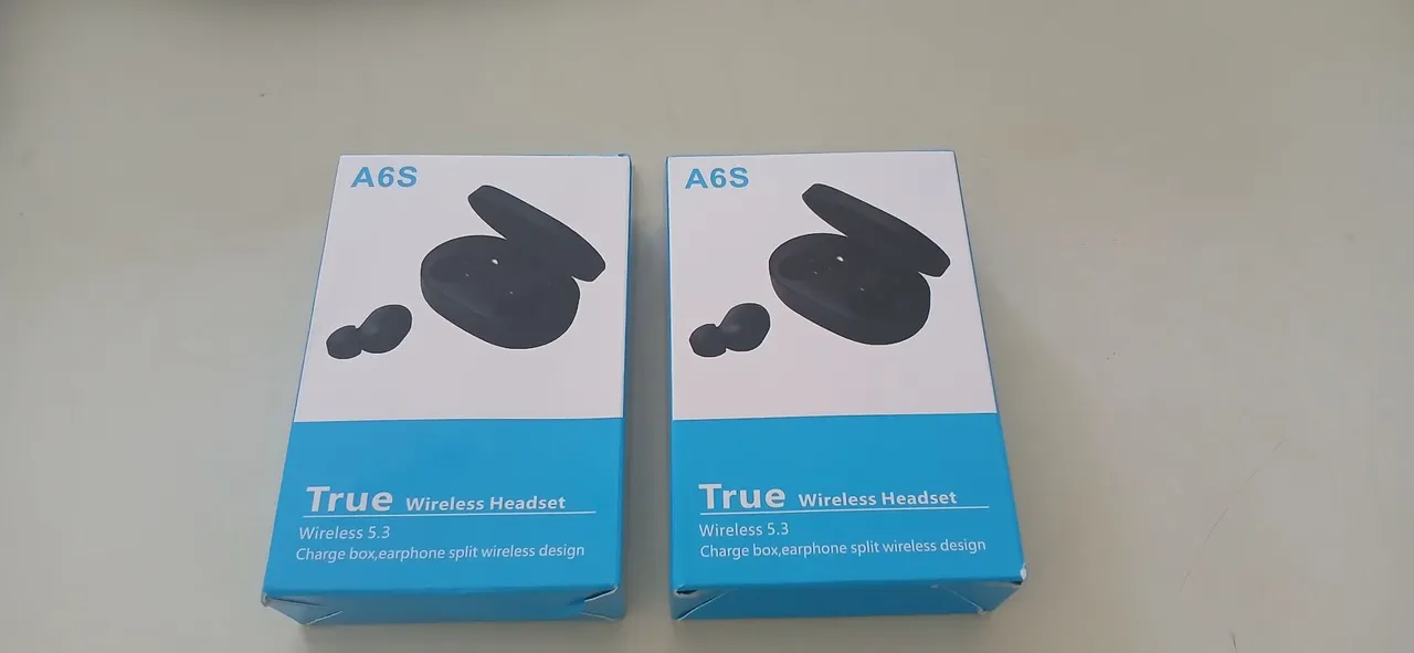 Fones de ouvido sem fio A6S