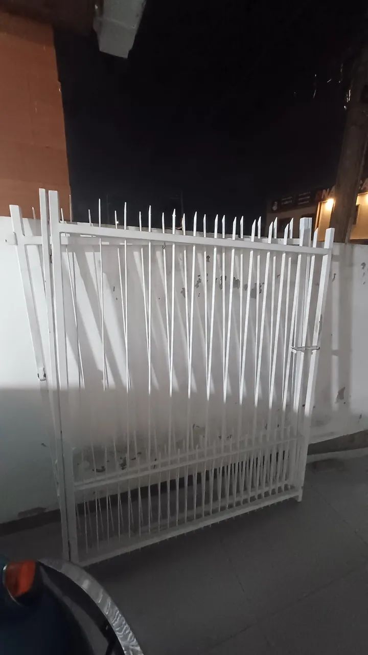 Portão de abrir ferro galvanizado 