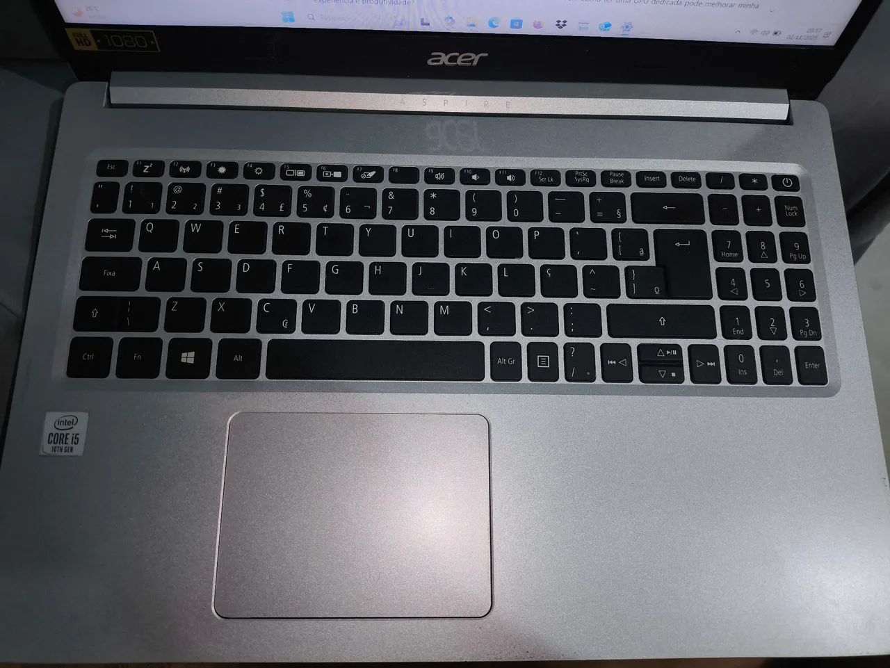 Vendo Notebook Semi Novo Acer Aspire 5 i5 10° geração  - Foto 3