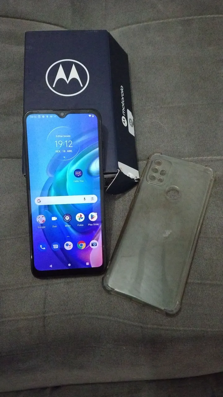 Moto G10 4gb ram 64gb interno Aceito cartão