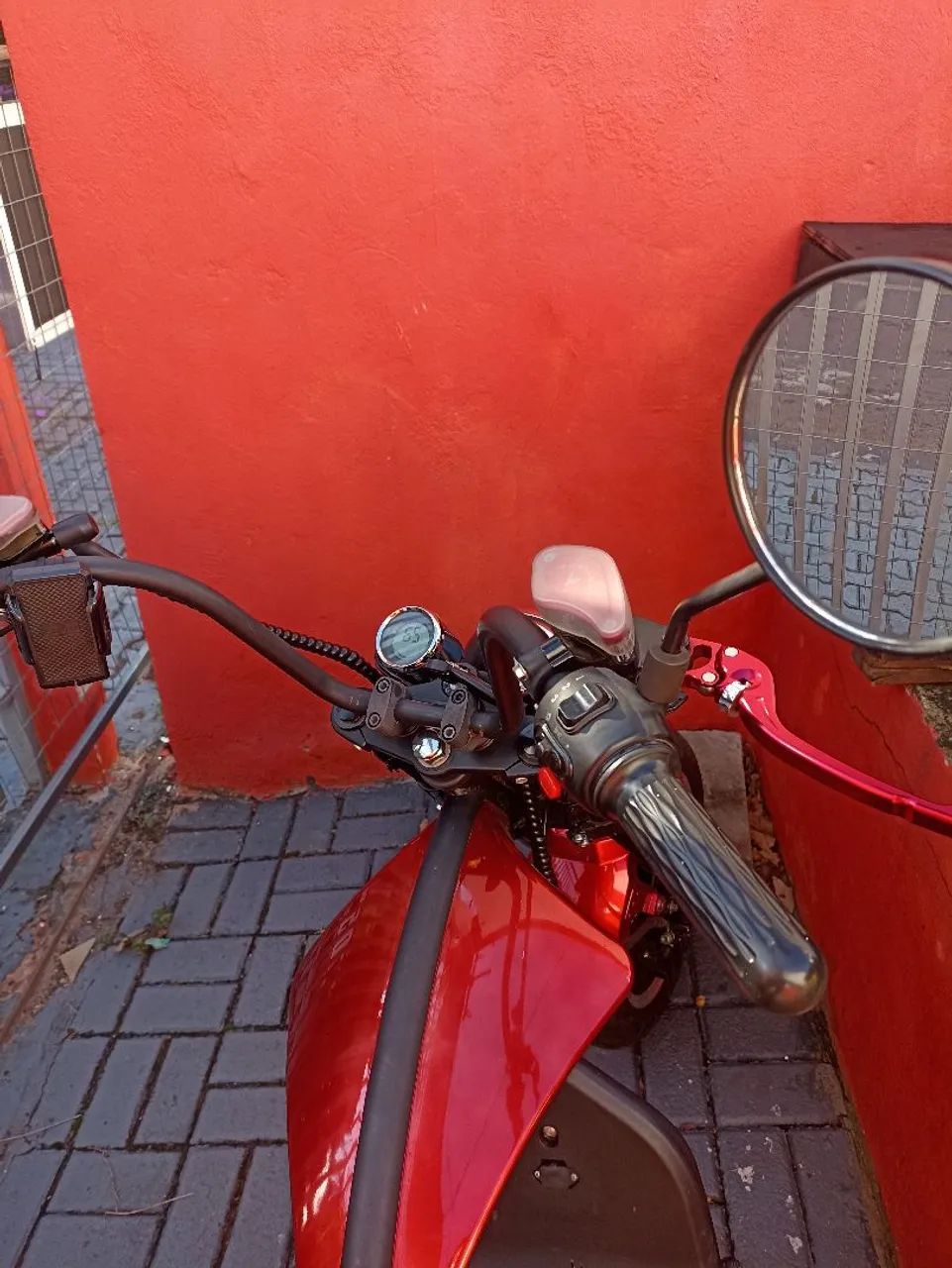 Moto Elétrica Vermelha - Foto 5
