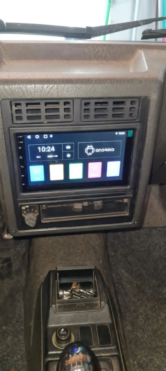 MOLDURA PARA MULTIMIDIA E MANOMETRO LINHA GOL / SAVEIRO, PARATI, VOYAGE QUADRADO - Foto 4
