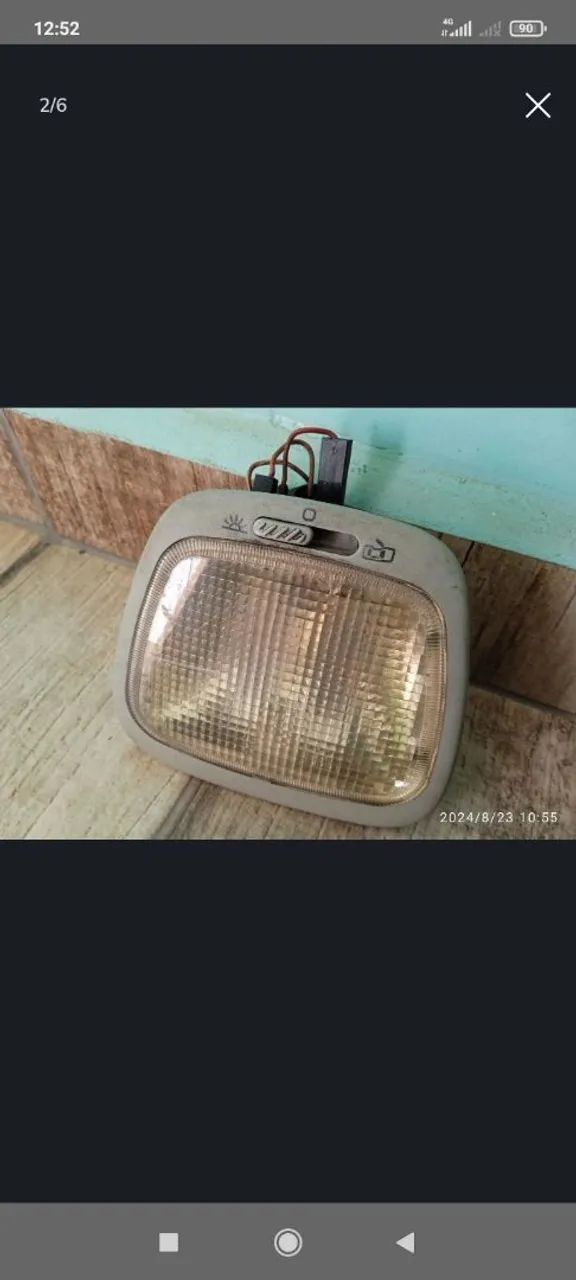 Luz Teto Cortesia VW Gol/Parati/SaveiroG2/G3  - Foto 5
