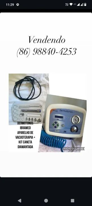 Vende aparelho e cadeira  novos 