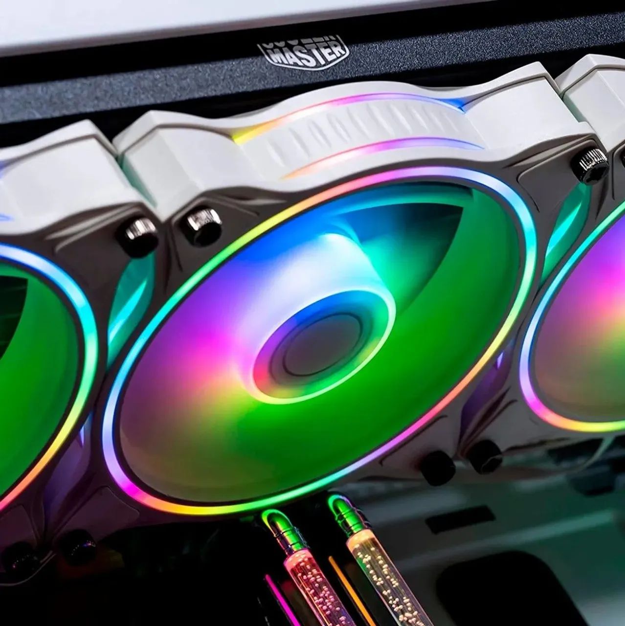 Cooler Master 3 Fan Mf120 Halo 120mm r Argb Sem Controladora  - Foto 2