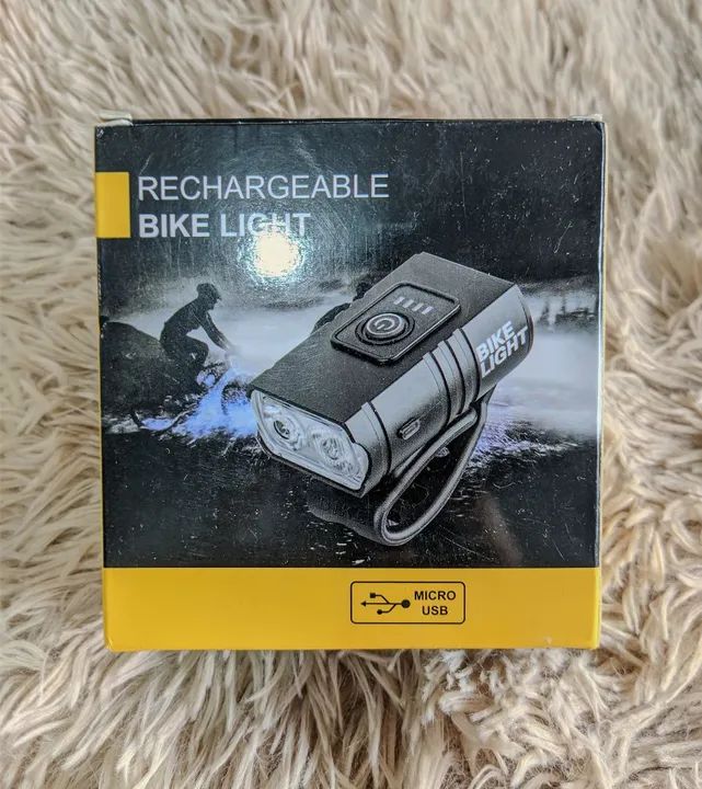 Lanterna de Bicicleta Recarregável - Foto 2