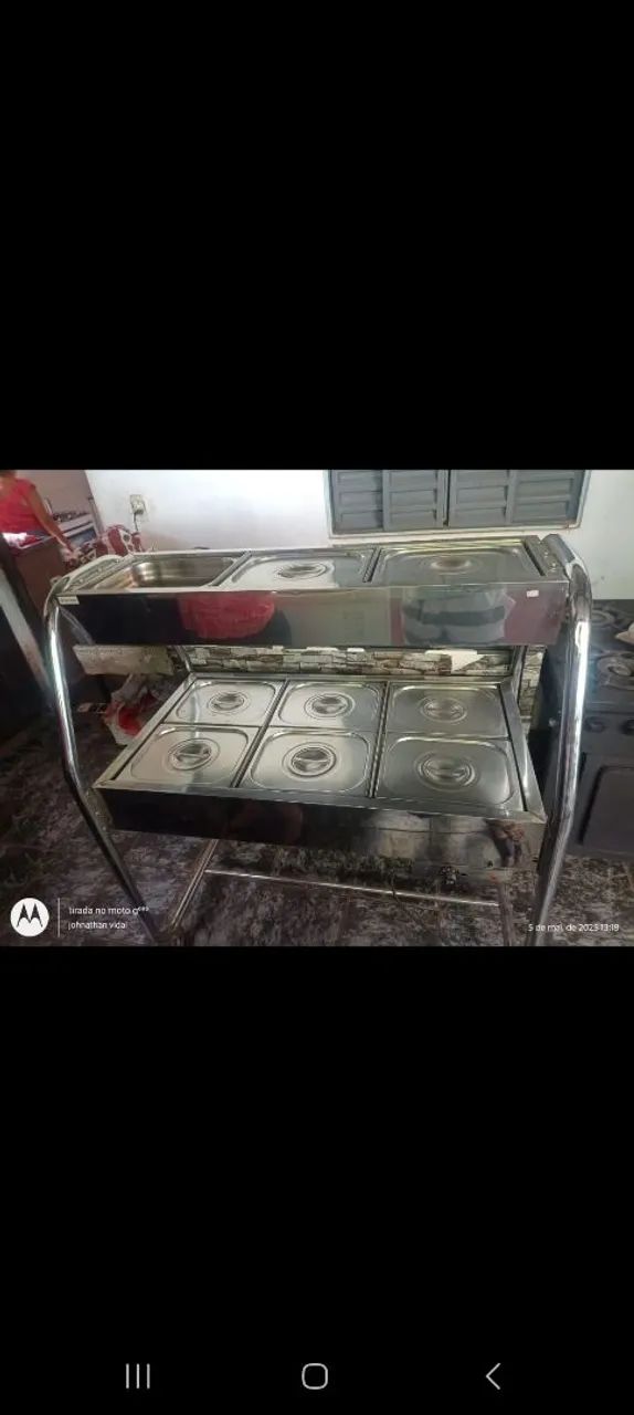 Banho Maria para Restaurante 9 cubas