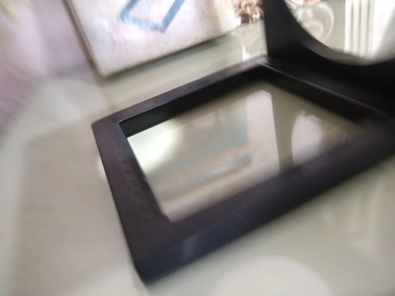 Lupa antiga dobrável Mafnifier , lente com 110 mm - Foto 4