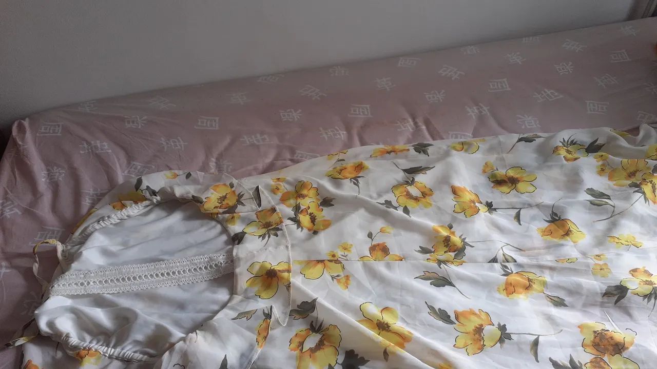 Vestido de seda 