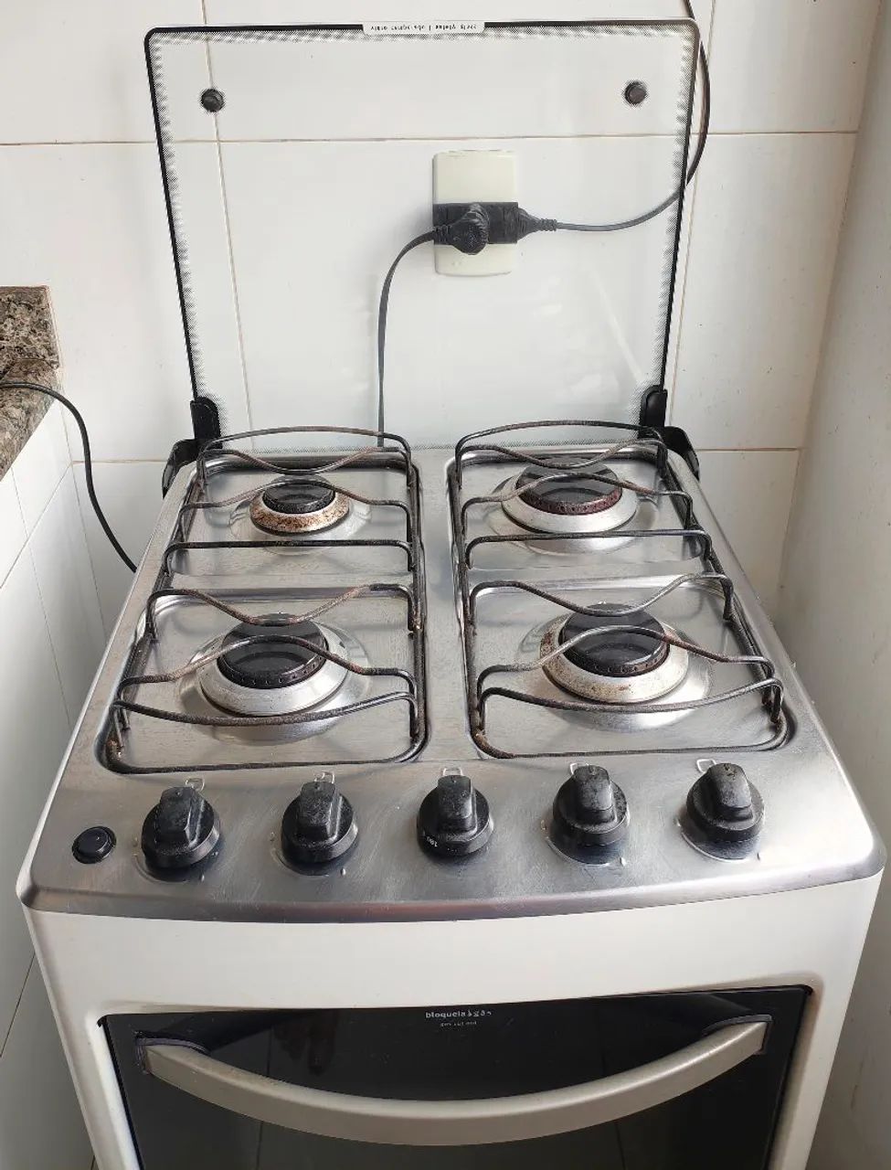 Fogão Electrolux 4 Bocas com Vidro Interno Removível Bivolt - Branco - Foto 2