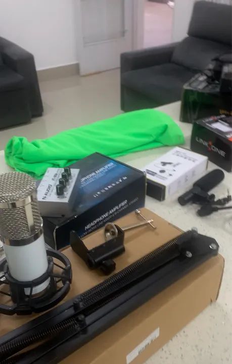 Kit de Streaming Completo - TV, Mixer, Microfone, Acessórios - Foto 4
