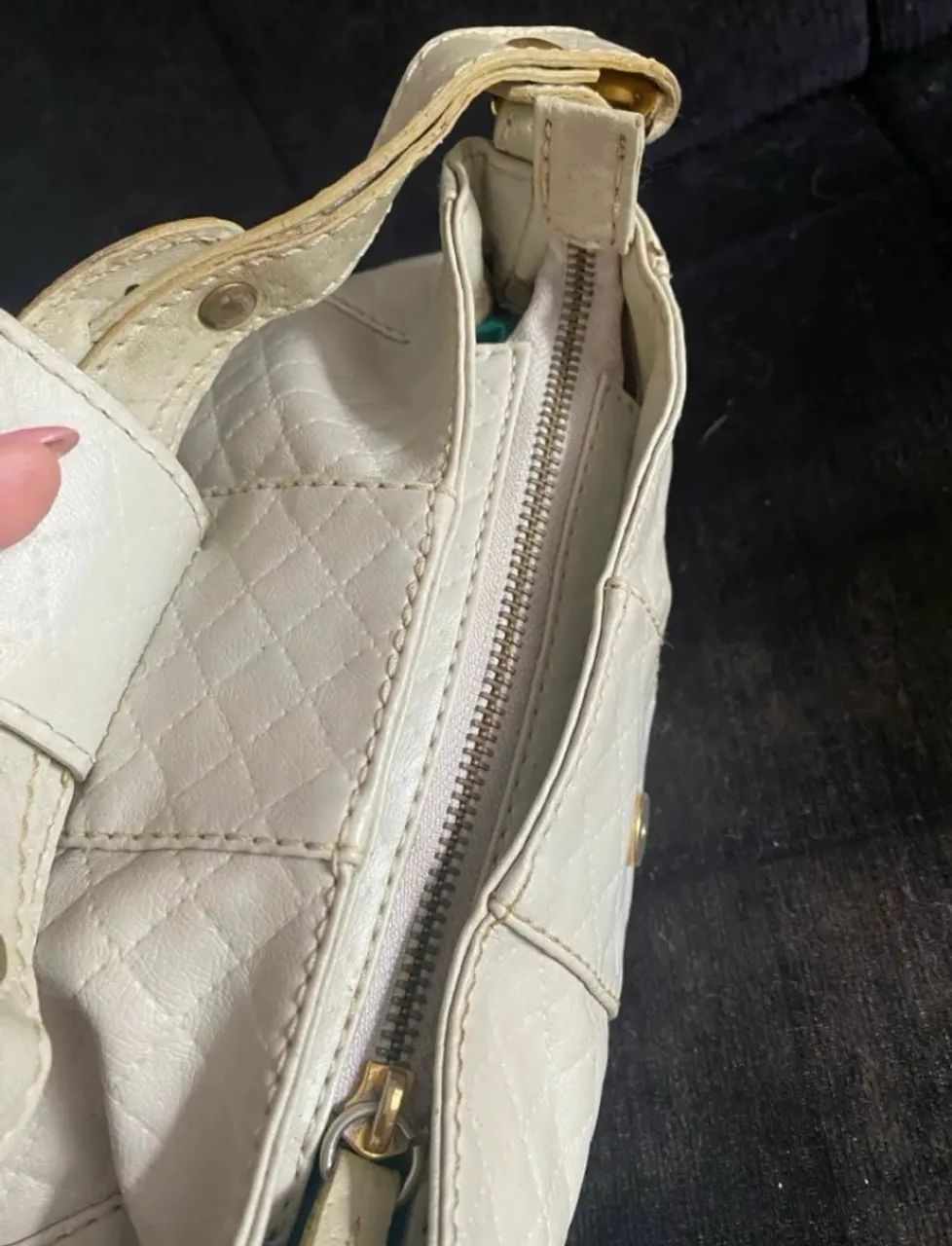 Bolsa de mão de couro - Foto 2