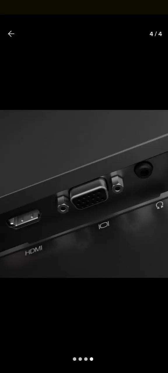 MONITOR 23.8? LENOVO S24E-03 VGA +  HDMI  + REGULAGEM DE ALTURA E INCLINAÇÃO  - Foto 5