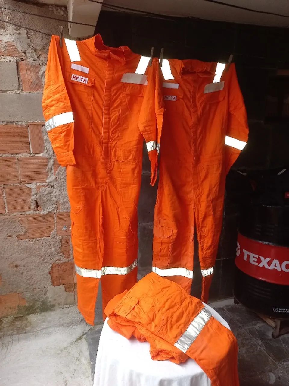 Macacão industrial retardante a fogo