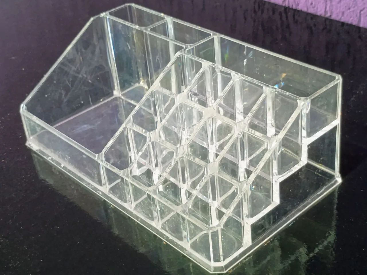 ORGANIZADORES DE ACRÍLICO P/ MAQUIAGENS - 2 pçs  - Foto 6