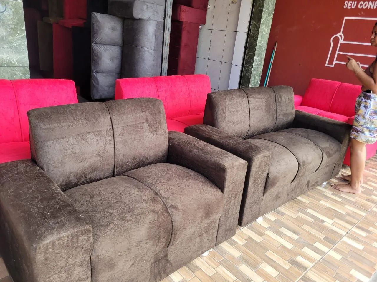 PROMOÇÃO DE FINAL DE ANO SOFÁ 2 E 3 LUGARES ENTREGA GRÁTIS  - Foto 3