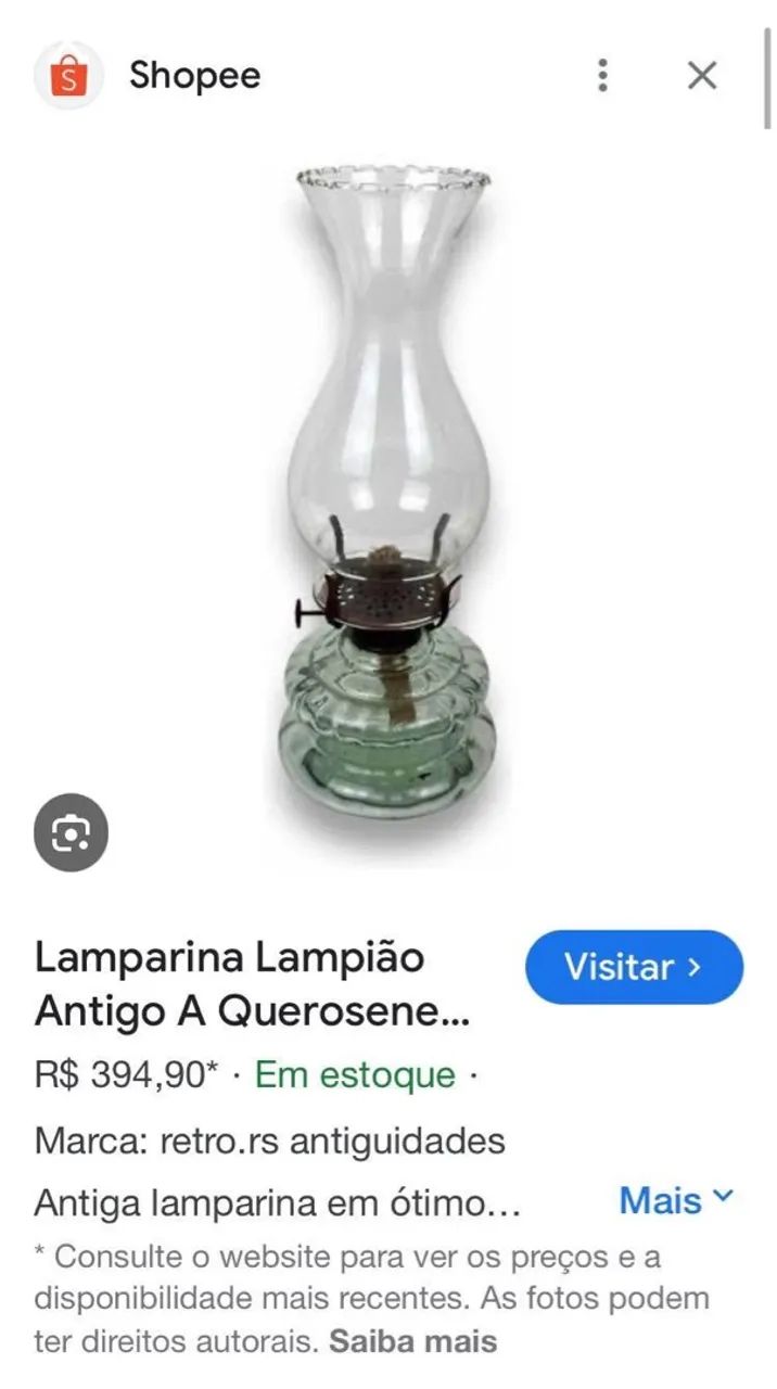 Leia descrição. Lampião antigo  - Foto 6