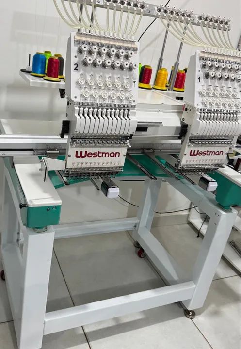 Máquina de Bordar Industrial Westman - 2 Cabeças - Foto 2