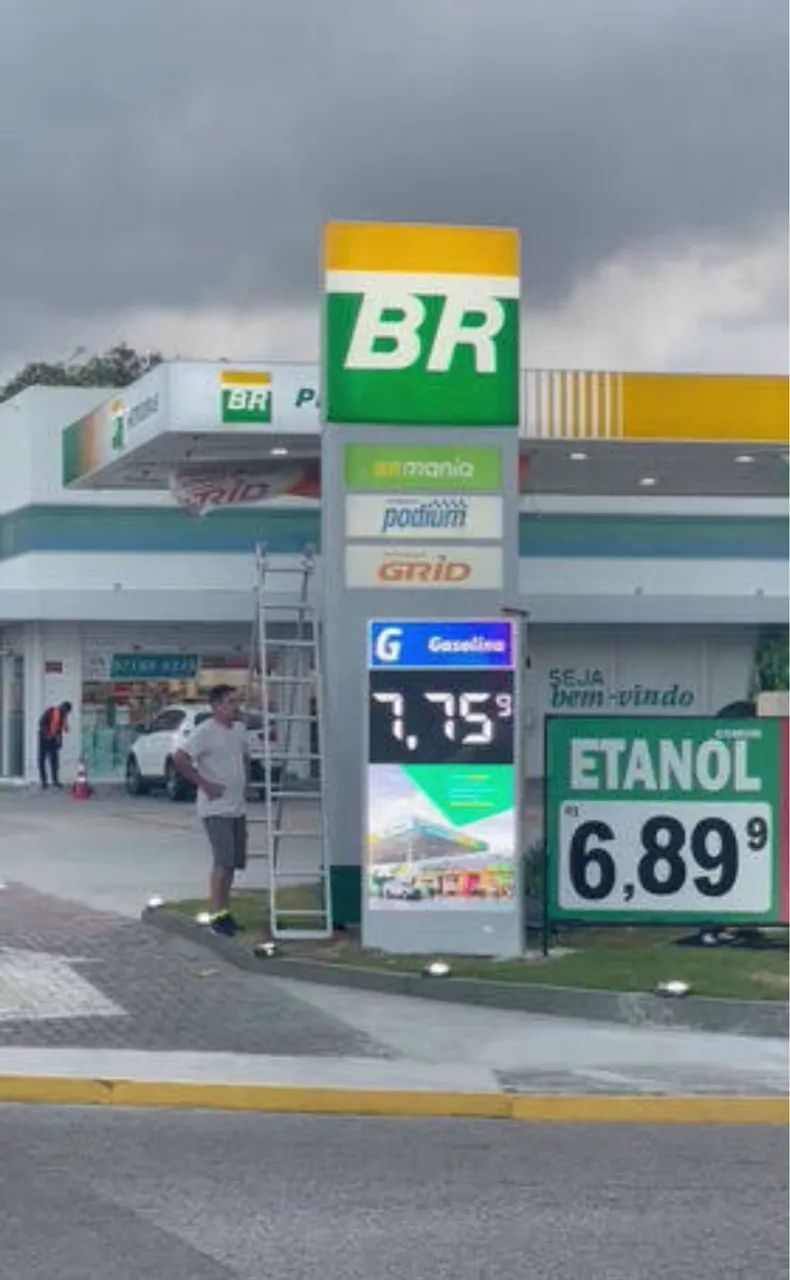 Painel Led. Pra posto de combustível 64522265679873121