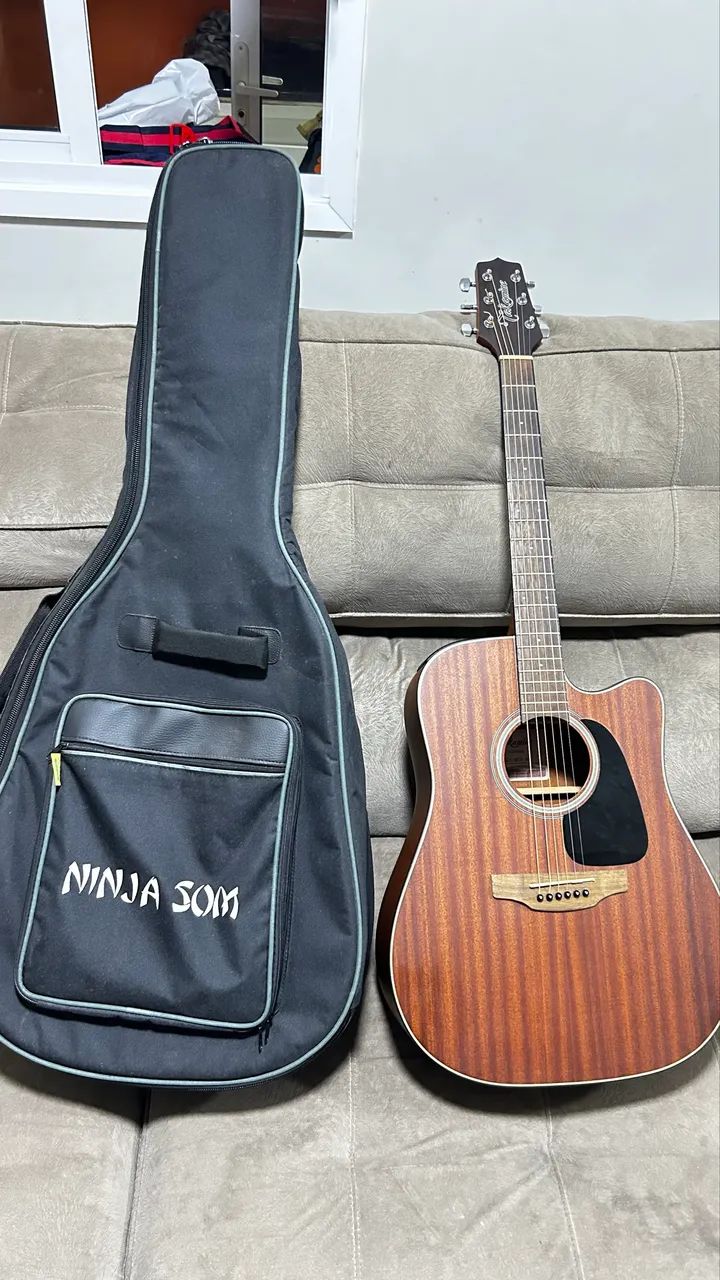 Violão Takamine GD11MCE-NS - Elétrico, Aço, Mahogany - Impecável! - Foto 5