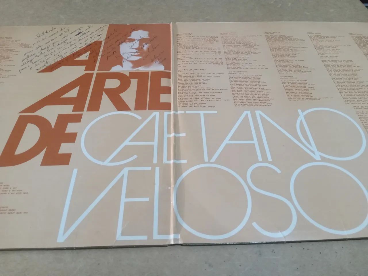 Disco de vinil duplo a arte de Caetano veloso - Foto 2