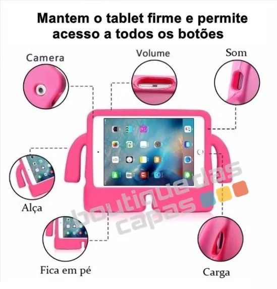 CAPA INFANTIL BRAÇOS IBUY iPad A16 11º Geração 2025 11 polegadas A3354 A3355 A335 - Foto 2