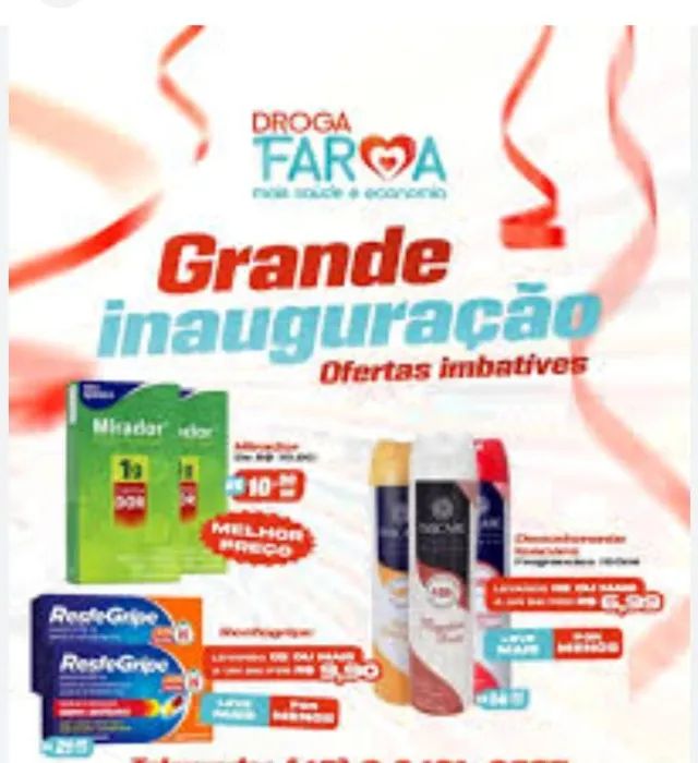 Vendo Farmacia no Max Atacadista-Chapada 