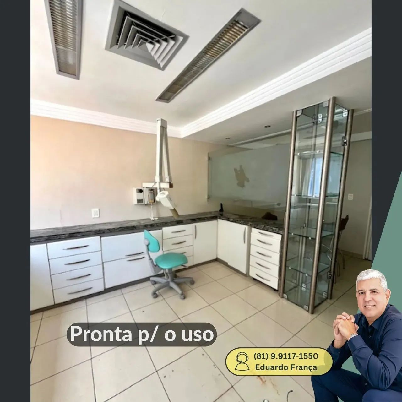 Vendo linda Sala consultório médico odontológico, 34m2 estacionamento privativo e grátis p - Foto 11