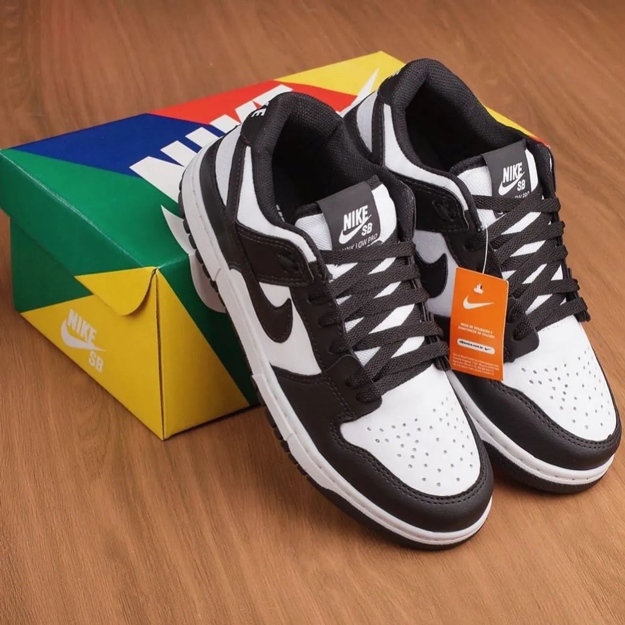 Nike Dunk Low Black White - Foto 5