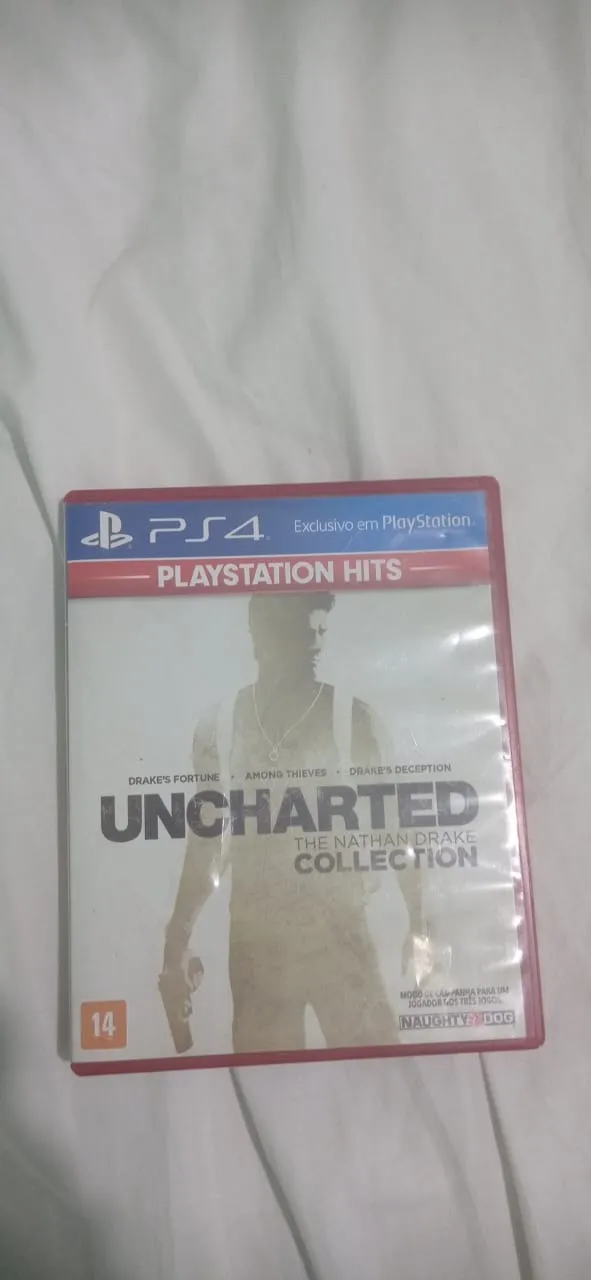 Jogo Playstation 4 Uncharted Collection( inclui o uncharted 1,2 e 3 no mesmo cd