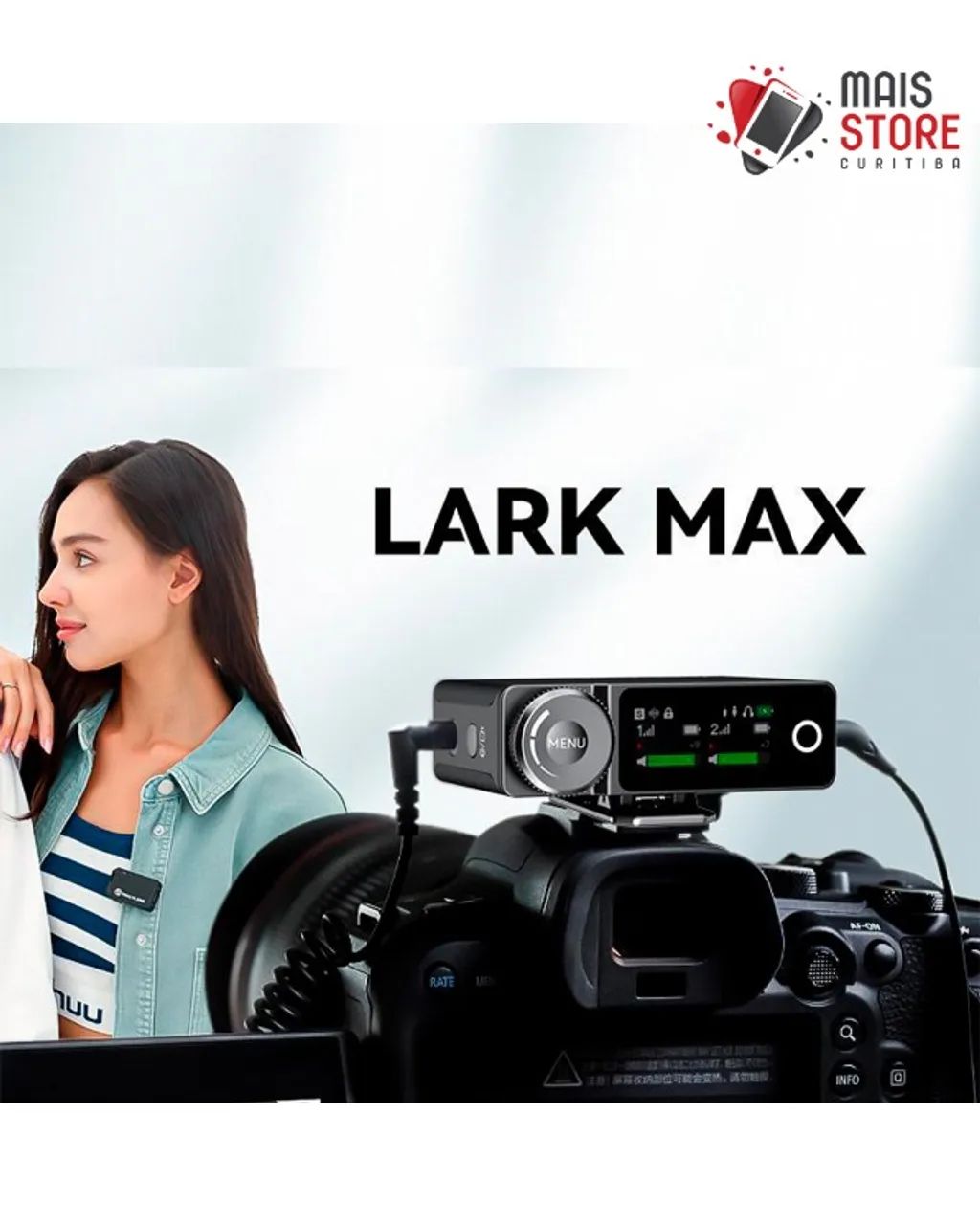 Microfone Hollyland Lark Max + 2 Microfones Lavalier (Novo-Lacrado) - Foto 5