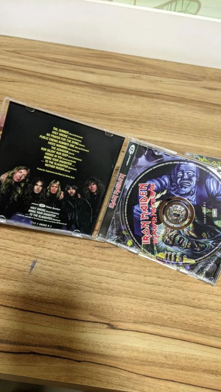 Iron Maiden - No Prayer For The Dying - CD Europeu - Foto 2