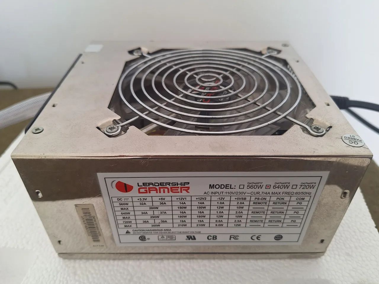 Fonte GAMER ATX PC 640W - Foto 4