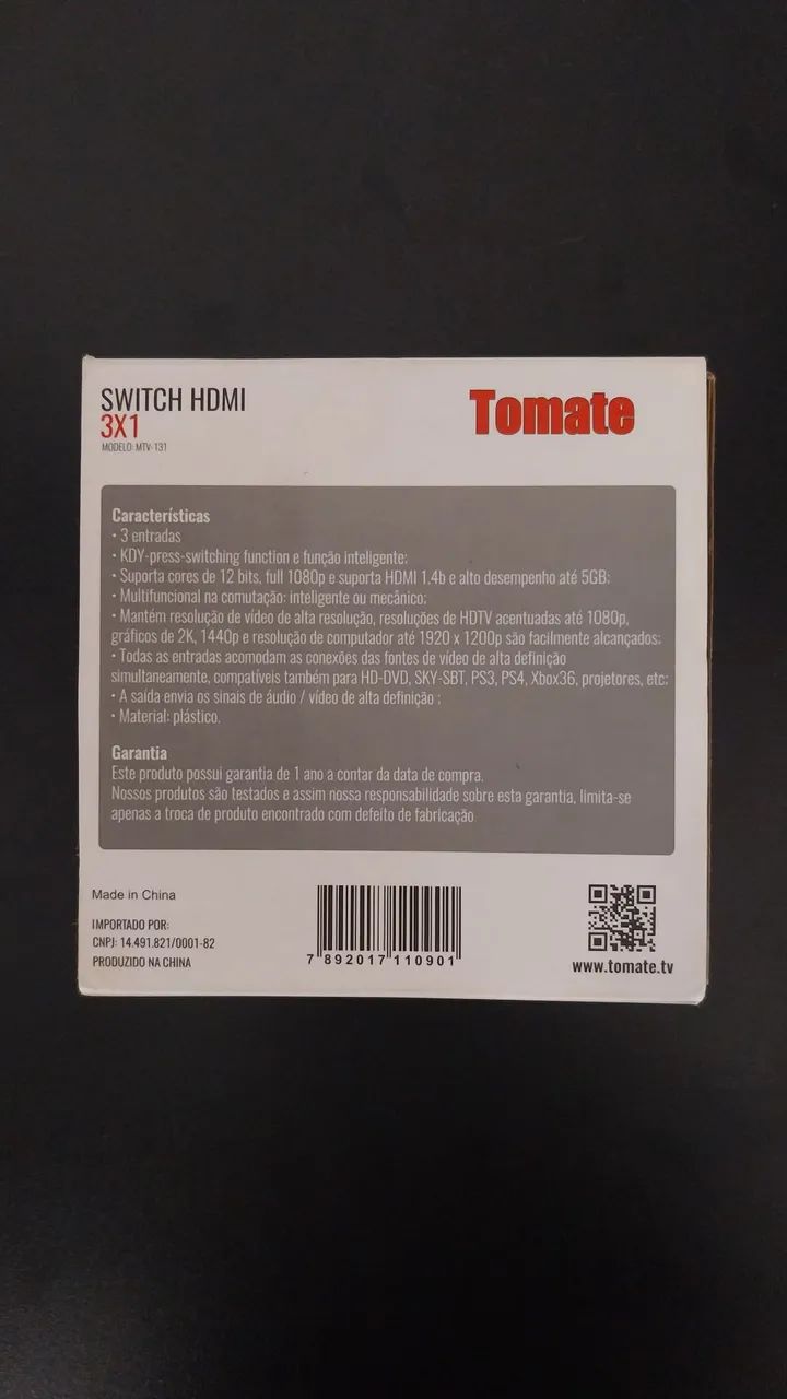 HDMI Switch 3x1 TOMATE - Foto 2