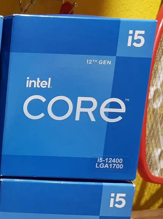 Empty Box for Intel i5 Processor Packaging64302534100609121